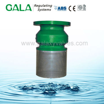 Flanged end water din cast iron foot valve design